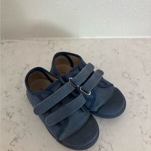 Stylish Kids Blue Sneakers with Velcro Straps